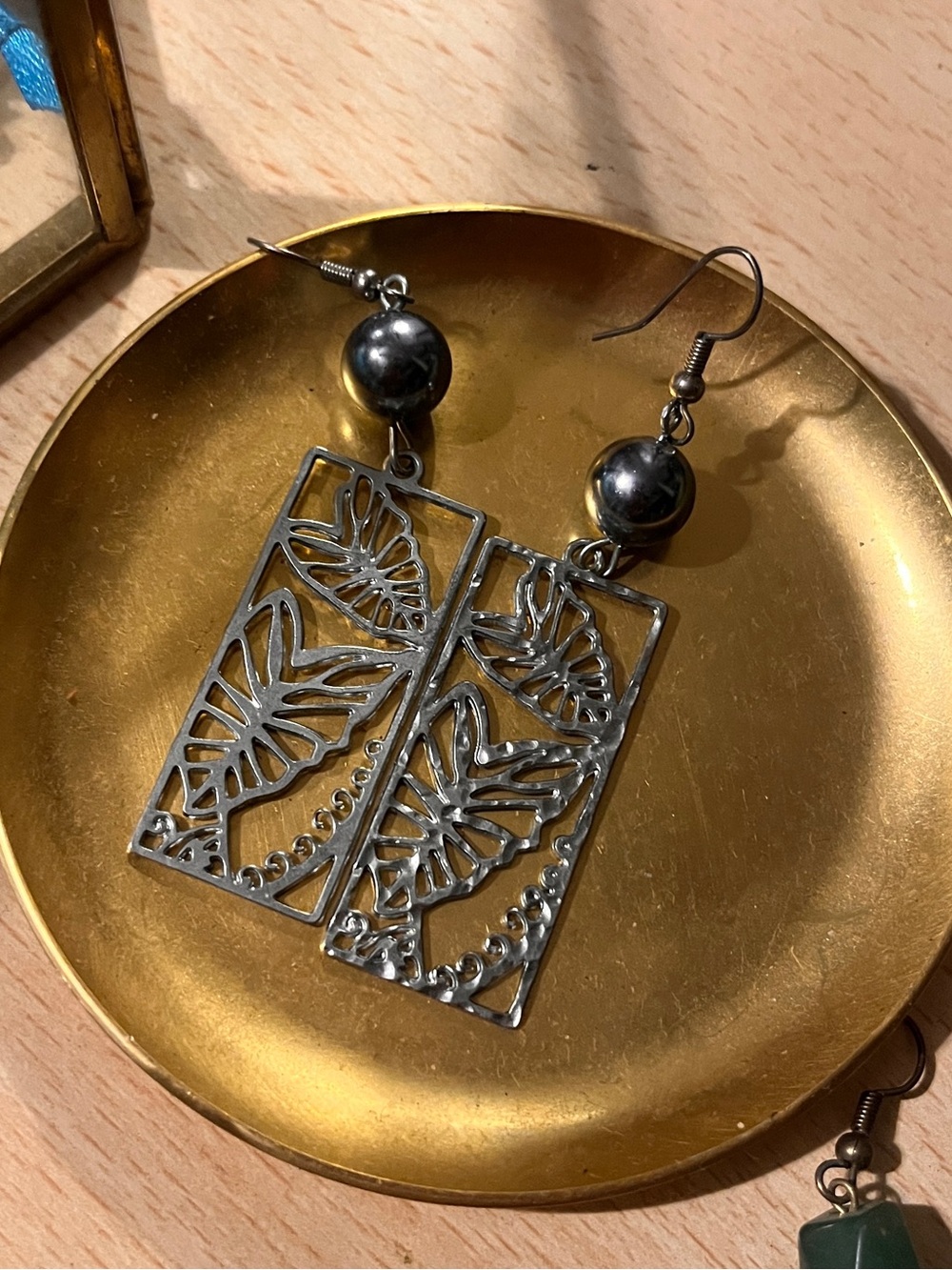 Sterling-Style Silver Pearl Leaf Drop Earrings - Elegant Women’s Jewelry